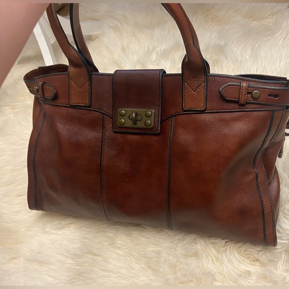 Fossil Vintage Reissue Weekender Bag Tote - Picture 5 of 8